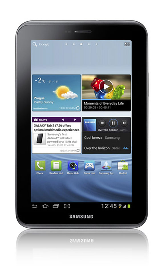 Samsung Galaxy Tab 2 Tablet with Android 4.0 ICS