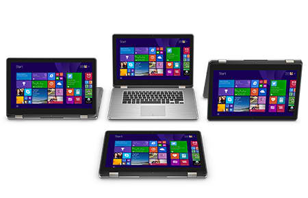 Dell Inspiron I7558-4012BLK Laptop Modes