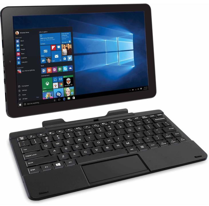Rca Cambio W101v2 C 10 1 2 In 1 Tablet 32gb Intel Atom Z3735f Quad Win 10 Laptop Pc Specs