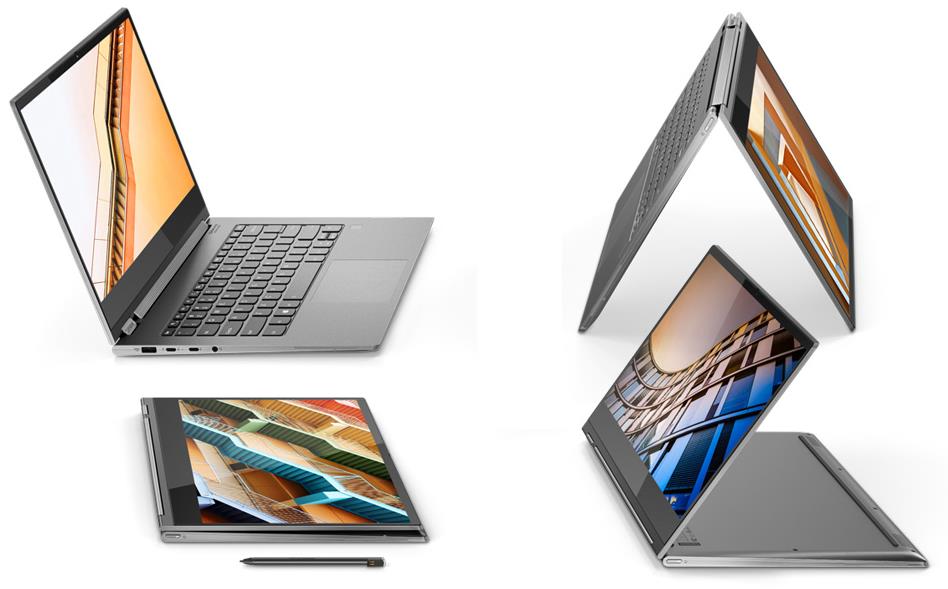 Lenovo Yoga C930, Laptop flagship mới của Lenovo Yoga C930 có cả dải loa và bút cảm ứng ở bản lề xoa