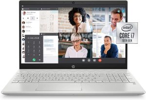 HP 15-cs3019nr Pavilion 15.6-Inch Laptop, Intel Core i7 (Mineral Silver)