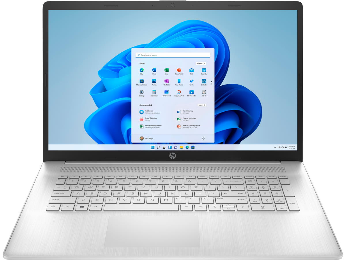 HP 17t-cn200 Laptop Silver