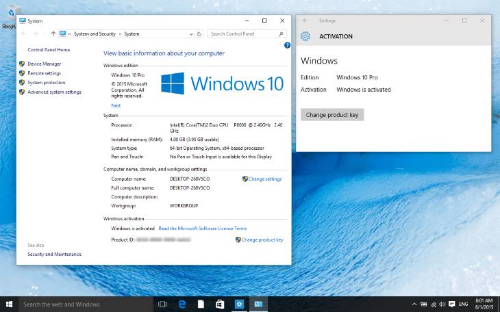 Windows 10 - Clean Install with Bootable USB Flash Drive Completed 