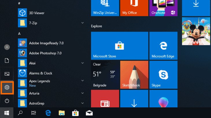 Disable Startup Apps on Windows 10 Laptop - Start Menu