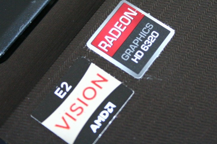 AMD E-450, Radeon HD 6320 sticker